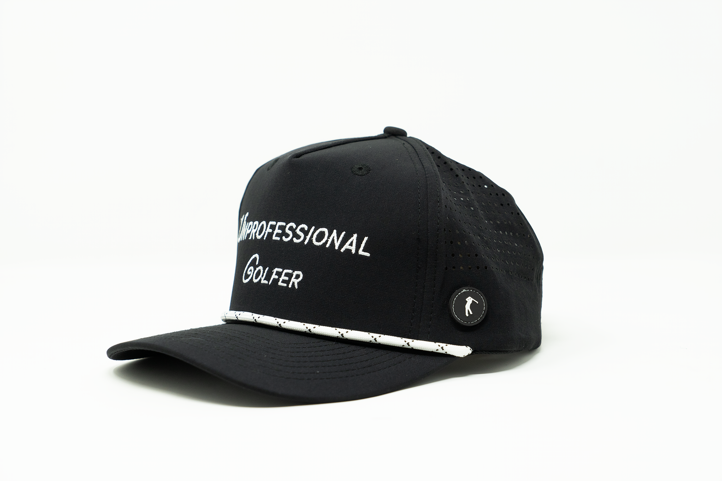 The Black Unprofessional Golfer Hat