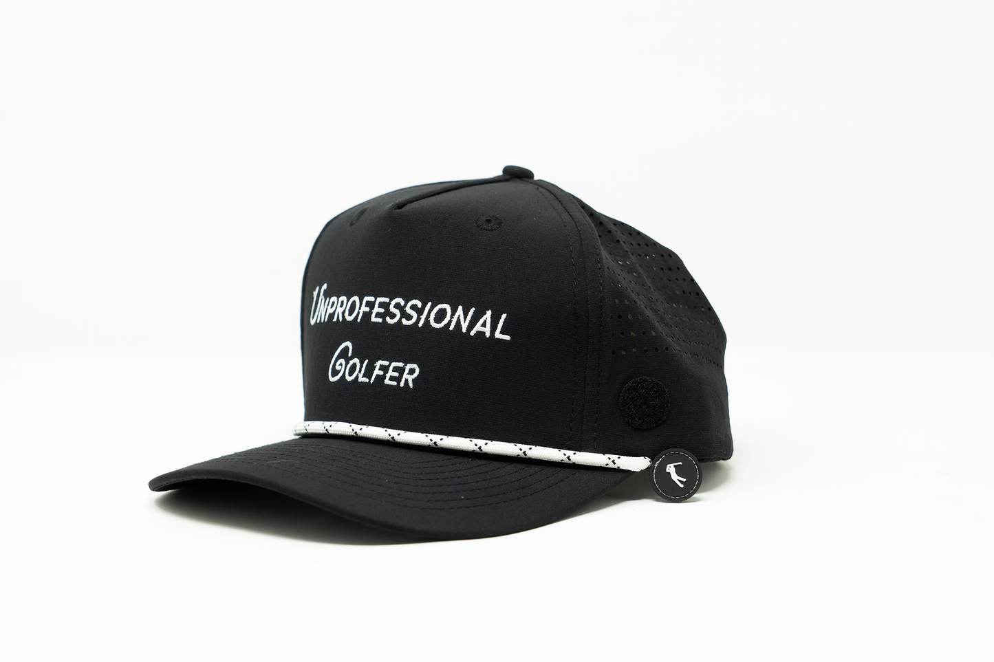 The Black Unprofessional Golfer Hat